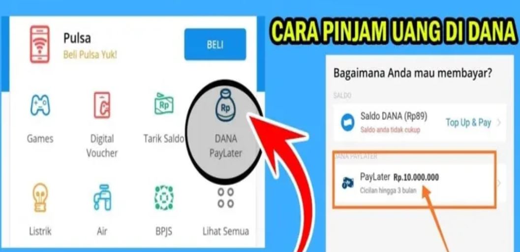 Cara Pinjam Uang di Aplikasi DANA