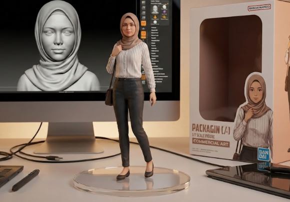 prompt ai foto miniatur