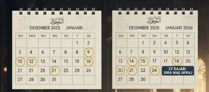 Puasa Rajab 2026