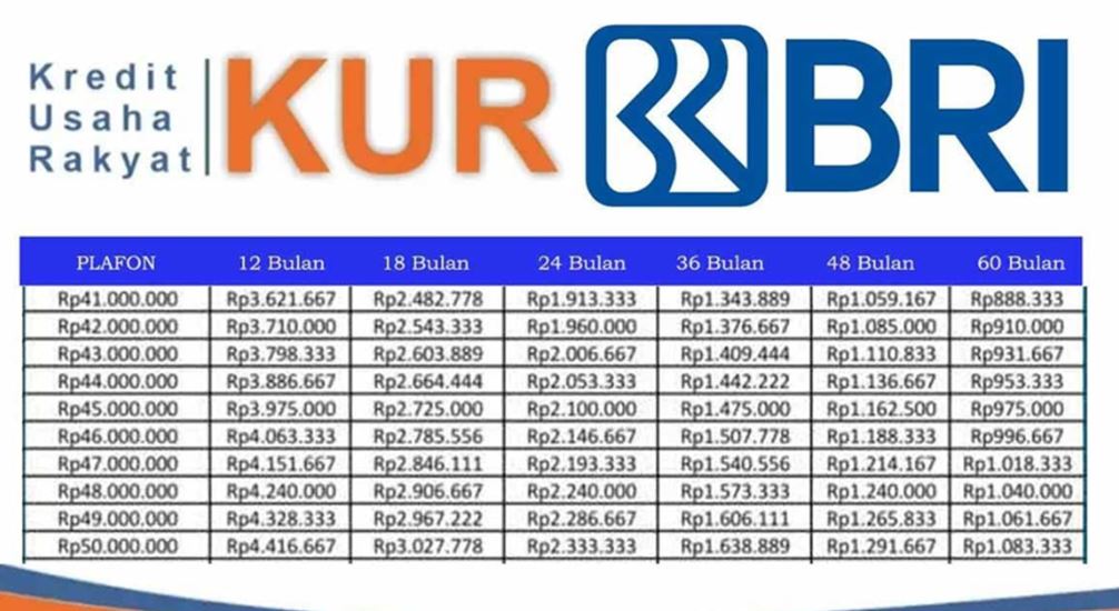 pinjaman kur bri 2025